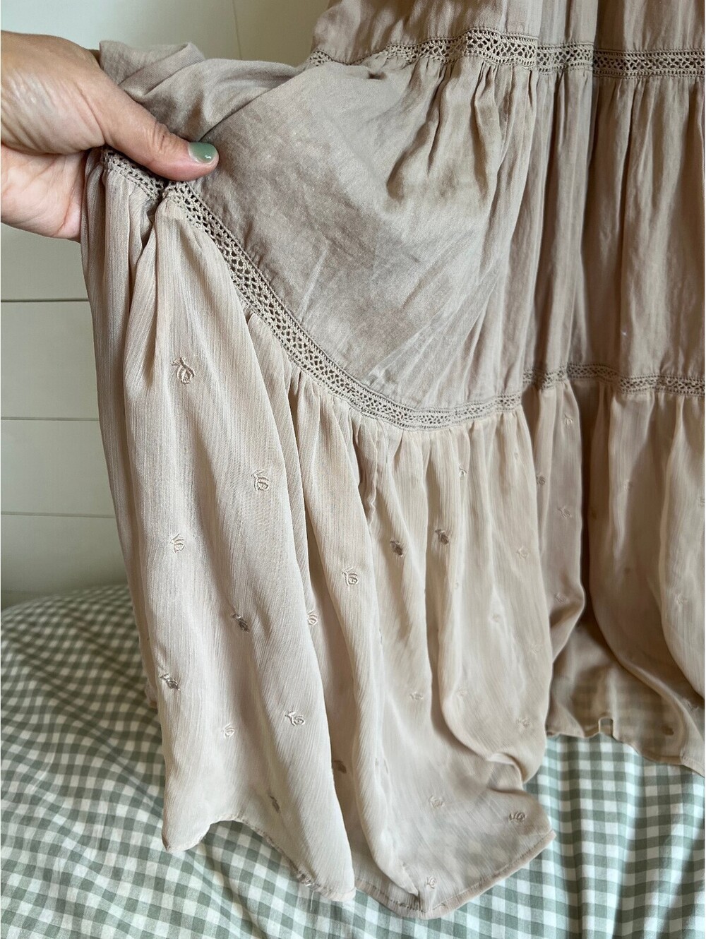 In Loom Boho Skirtall Women's Size L - Picture 5 of 9